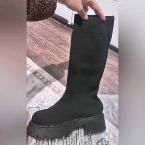 Black Over the Knee Boots